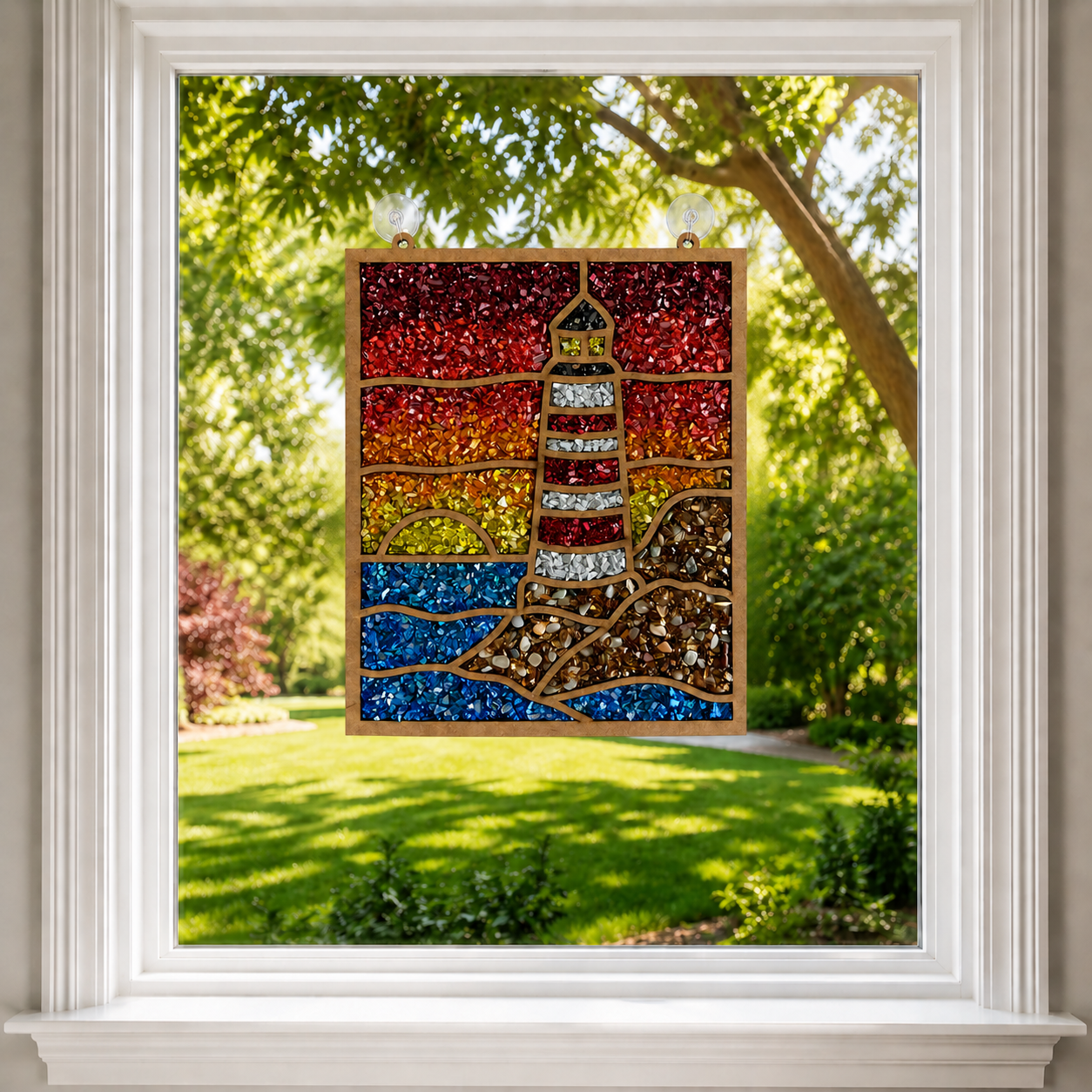 Crushed Glass Art Kit | Lighthouse