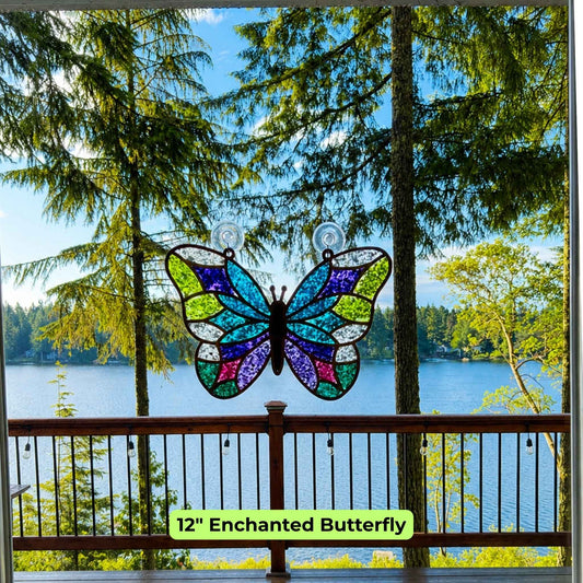 Crushed Glass Art Kit | Enchanted Butterfly