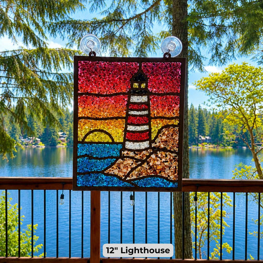 Crushed Glass Art Kit | Lighthouse