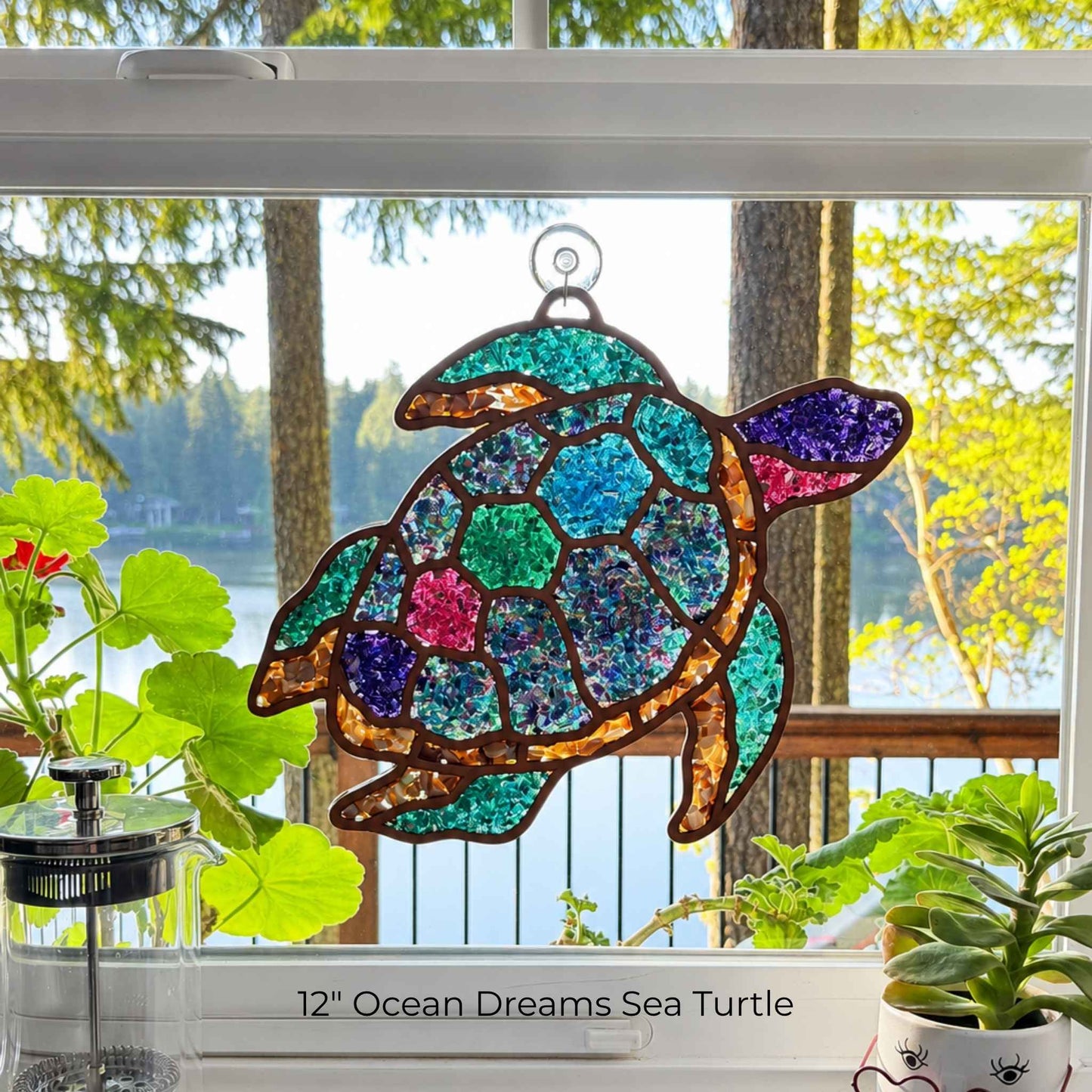 Crushed Glass Art Kit | Ocean Dreams Sea Turtle