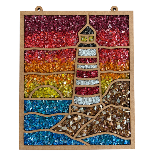 Crushed Glass Art Kit | Lighthouse